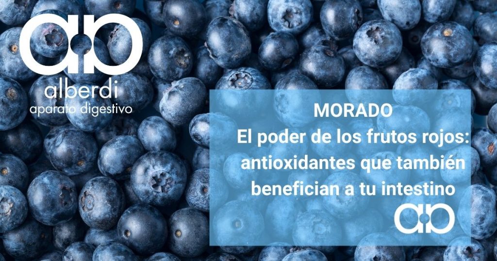 MORADO El poder de los frutos rojos: antioxidantes que también benefician a tu intestino