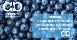 MORADO El poder de los frutos rojos: antioxidantes que también benefician a tu intestino