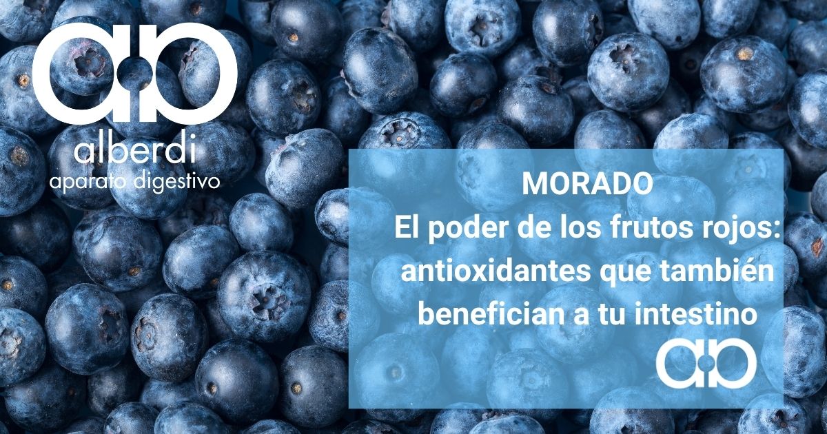 MORADO El poder de los frutos rojos: antioxidantes que también benefician a tu intestino