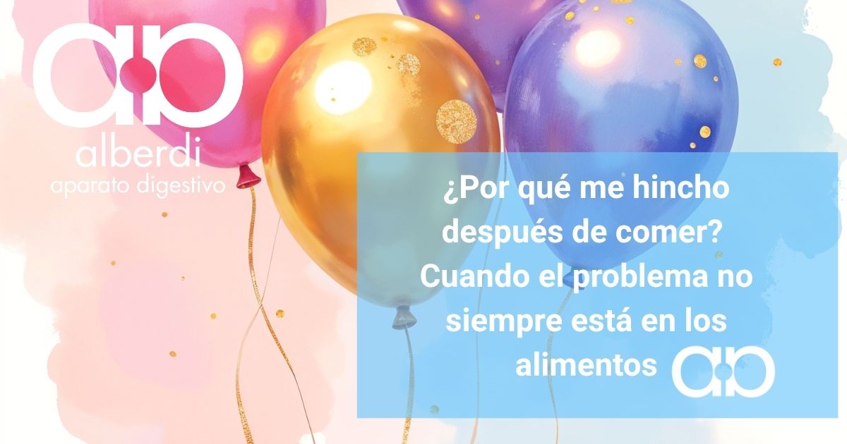 ¿Por qué me hincho después de comer? Cuando el problema no siempre está en los alimentos